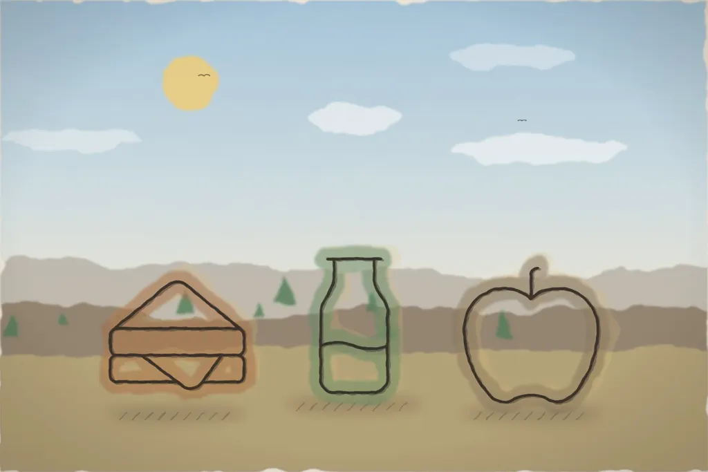 Picnic la stână, pe tura de jumătate de zi (ilustrație)